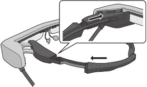 Epson - Moverio BT-350 - Replacing the Temple Grip - Step 1 Replacing the Temple Grip - Step 1
