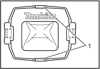 Makita - BO3710 - Installing filter - Step 1 Installing filter - Step 1