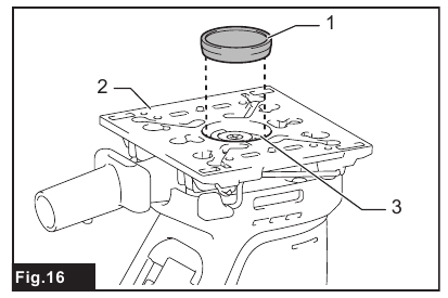 Makita - DBO480 - Using triangular/rectangular abrasive paper - Step 1 Using triangular/rectangular abrasive paper - Step 1