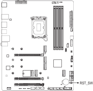 GIGABYTE - Z790 AORUS PRO X - Quick Button Quick Button