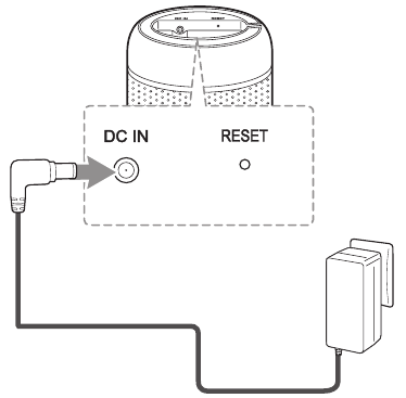 LG - ThinQ WK7 - Connecting the AC Adapter Connecting the AC Adapter