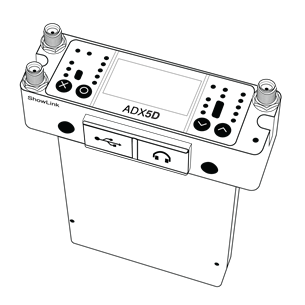 Shure - ADX5D - ADX5D Portable Slot-In Receiver ADX5D Portable Slot-In Receiver