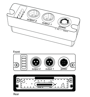 Shure - ADX5D - TA3 Backplate TA3 Backplate