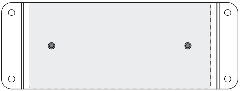Shure - ANIUSB-Matrix - Securing single device in the mounting tray Securing single device in the mounting tray