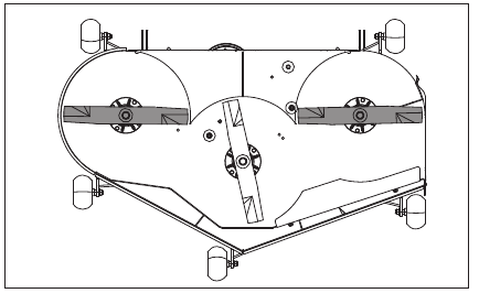 Husqvarna - Z454 - Adjusting the Mower Deck - Leveling Deck - Step 1 Adjusting the Mower Deck - Leveling Deck - Step 1