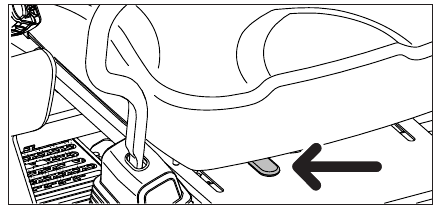Husqvarna - Z460 - Seat Adjustment Lever Seat Adjustment Lever