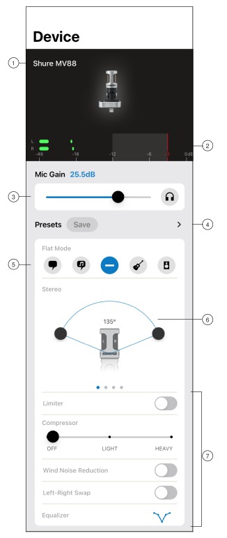 Shure - MV51 - Device Setup Device Setup