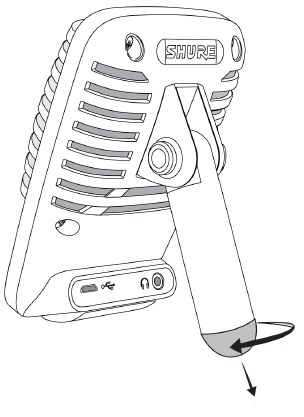 Shure - MV51 - Kickstand End Cap Kickstand End Cap