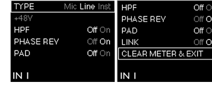Focusrite - Forte - Input Mode Menu Input Mode Menu