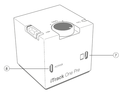 Focusrite - iTrack One Pre - HARDWARE FEATURES - Rear View HARDWARE FEATURES - Rear View