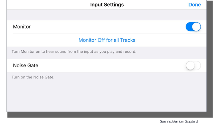 Focusrite - iTrack One Pre - Input Settings Input Settings