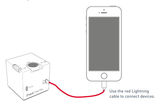 Focusrite - iTrack One Pre - Powering the iTrack One Pre from an iOS device Powering the iTrack One Pre from an iOS device