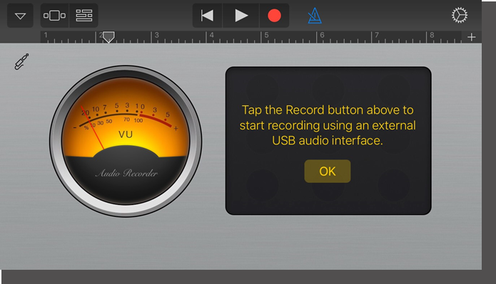 Focusrite - iTrack One Pre - Using iTrack One Pre with GarageBand - Step 2 Using iTrack One Pre with GarageBand - Step 2