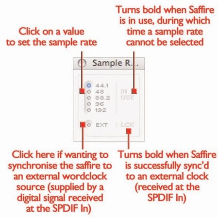 Focusrite - Saffire - Session Management & Advanced Settings Software - Software settings - Part 2 Session Management & Advanced Settings Software - Software settings - Part 2