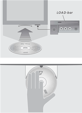 Bang & Olufsen - BeoCenter 1 - DVD loading and playback DVD loading and playback