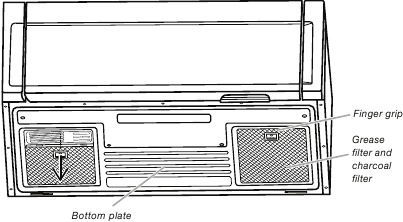 Whirlpool - WML55011HS - Replacing charcoal filter - Step 1 Replacing charcoal filter - Step 1