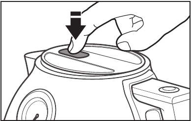 KitchenAid - Pro Line KEK1522 - Filling the Unit - Step 3 - Close the lid Filling the Unit - Step 3 - Close the lid