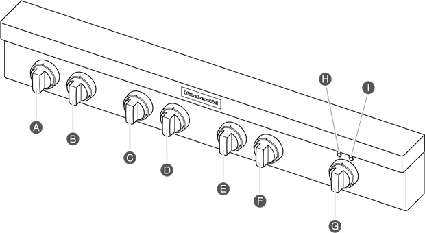 KitchenAid - KCGD500GSS - PARTS AND FEATURES - CONTROL KNOBS - Part 3 PARTS AND FEATURES - CONTROL KNOBS - Part 3
