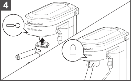 KitchenAid - KES6403 - BREWING ESPRESSO - Step 4 BREWING ESPRESSO - Step 4