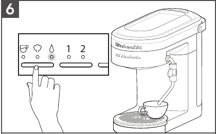 KitchenAid - KES6403 - GETTING STARTED - Step 6 GETTING STARTED - Step 6
