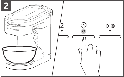 KitchenAid - KES6403 - SET UP OF GROUP HEAD DESCALING - Step 2 SET UP OF GROUP HEAD DESCALING - Step 2