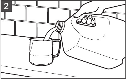 KitchenAid - KES6403 - USING THE STEAM MODE FOR MILK - Step 2 USING THE STEAM MODE FOR MILK - Step 2