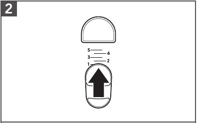 KitchenAid - KHM31 - PRODUCT USAGE - Step 2 - Select speed 1 PRODUCT USAGE - Step 2 - Select speed 1
