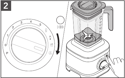 KitchenAid - KSB40 Series - CARE AND CLEANING - Step 2 - Empty contents CARE AND CLEANING - Step 2 - Empty contents