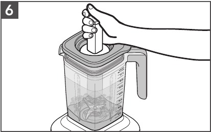 KitchenAid - KSB40 Series - USING THE DEVICE - Step 6 USING THE DEVICE - Step 6