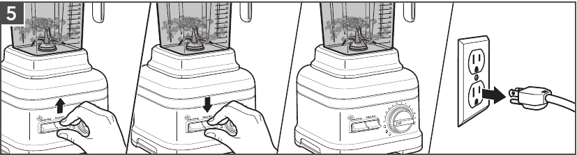KitchenAid - KSB8270 - PRODUCT USAGE - Step 5 - Using the pulse function PRODUCT USAGE - Step 5 - Using the pulse function