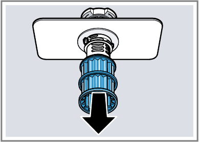 Bosch - SHX65CM5N - Cleaning filters - Step 2 - Remove micro filter Cleaning filters - Step 2 - Remove micro filter