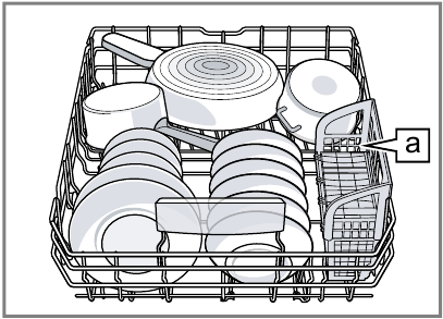 Bosch - SHX65CM5N - Loading dishes in the lower rack Loading dishes in the lower rack
