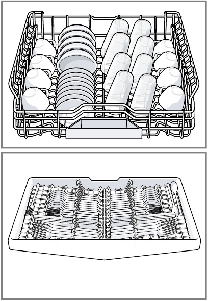 Bosch - SHP65CM6N - loading dishes for energy certification testing loading dishes for energy certification testing