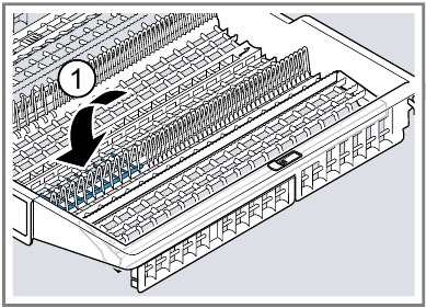 Bosch - SHP65CM6N - Reorganizing the silverware drawer - Step 2 Reorganizing the silverware drawer - Step 2