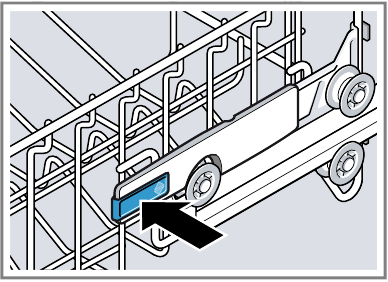 Bosch - SHS53CD2N - Adjusting upper rack with RackMatic - Step 1 Adjusting upper rack with RackMatic - Step 1