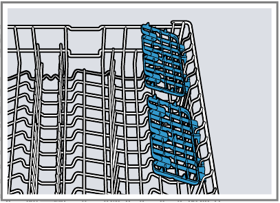 Bosch - SHS53CD2N - Features - Using the Cup shelf Features - Using the Cup shelf