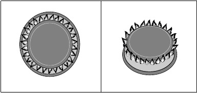 Bosch - NGM5056UC - Correct Burner Cap Placement Correct Burner Cap Placement