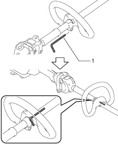 Makita - UR014G - ASSEMBLY - Hex wrench storage ASSEMBLY - Hex wrench storage