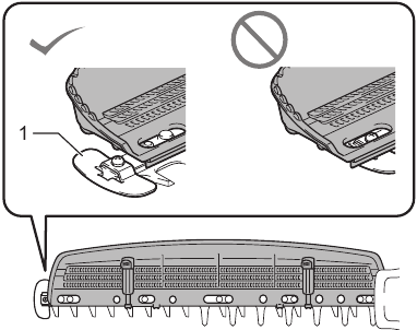 Makita - UH004G - Installing the chip receiver - Step 3 Installing the chip receiver - Step 3