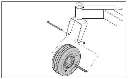 Husqvarna - Z460XS - Caster Wheels Maintenance Caster Wheels Maintenance