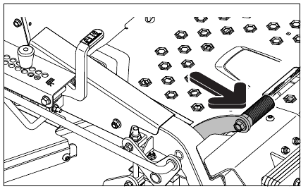 Husqvarna - Z460XS - Cutting Height Pedal Cutting Height Pedal