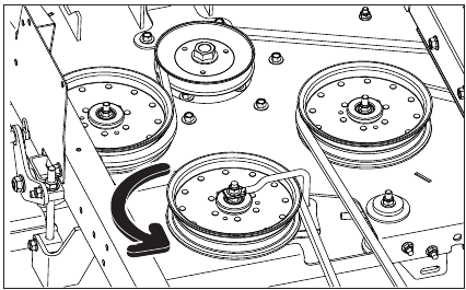 Husqvarna - Z460XS - Deck Belt Removal Deck Belt Removal