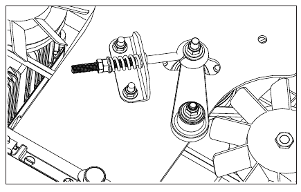 Husqvarna - Z460XS - Pump Belt Removal - Step 2 Pump Belt Removal - Step 2
