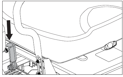 Husqvarna - Z460XS - Seat Release Seat Release