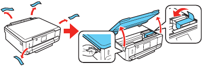 Epson - Small-in-One XP-600 - Unpacking the device Unpacking the device