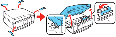 Epson - Small-in-One XP-850 - Unpacking the device Unpacking the device