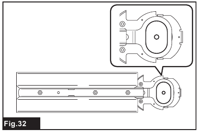 Makita - UM600D - Installing the shear blades - Step 5 Installing the shear blades - Step 5