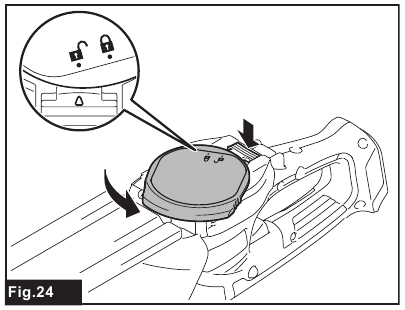 Makita - UM600D - Removing the shear blades - Step 2 Removing the shear blades - Step 2