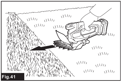 Makita - UM600D - Shearing (for grass shear) - Step 1 Shearing (for grass shear) - Step 1