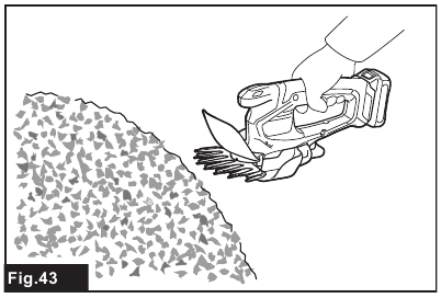 Makita - UM600D - Shearing (for grass shear) - Step 3 Shearing (for grass shear) - Step 3